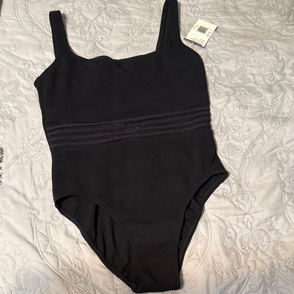 Black One Piece Swimsuit - Picture 1 of 5